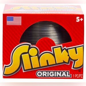 Two NIB The Original Classic Toy SLINKY Walking Metal Spring Toy Ages 5+ NIB USA